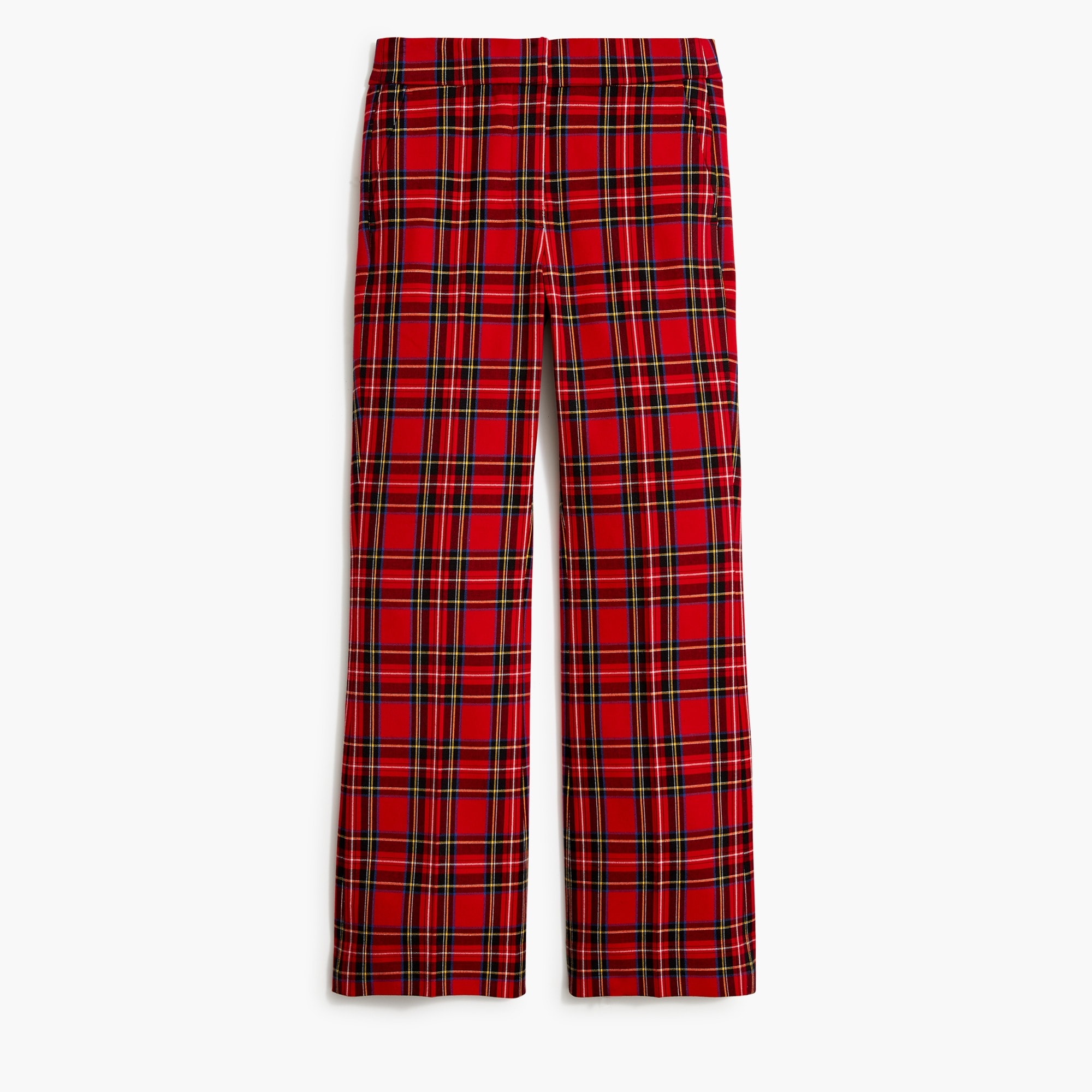 tartan kelsey flare pant for women
