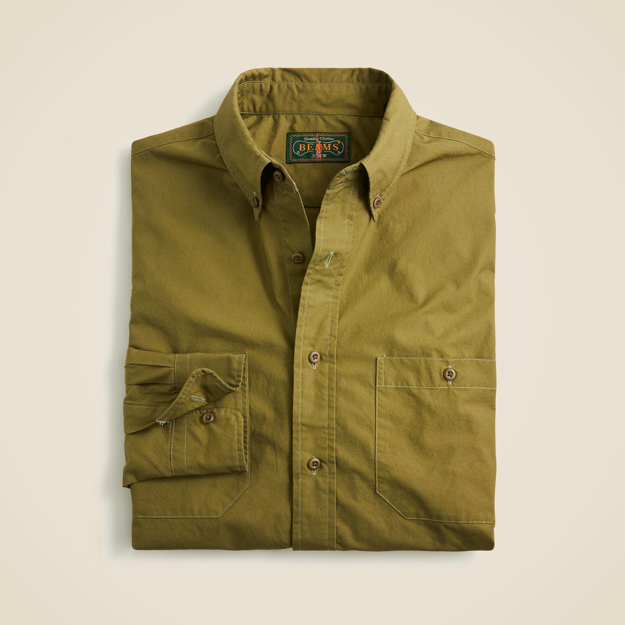 BEAMS PLUS X J.Crew Two-pocket B.D. Shirt For Men | J.Crew