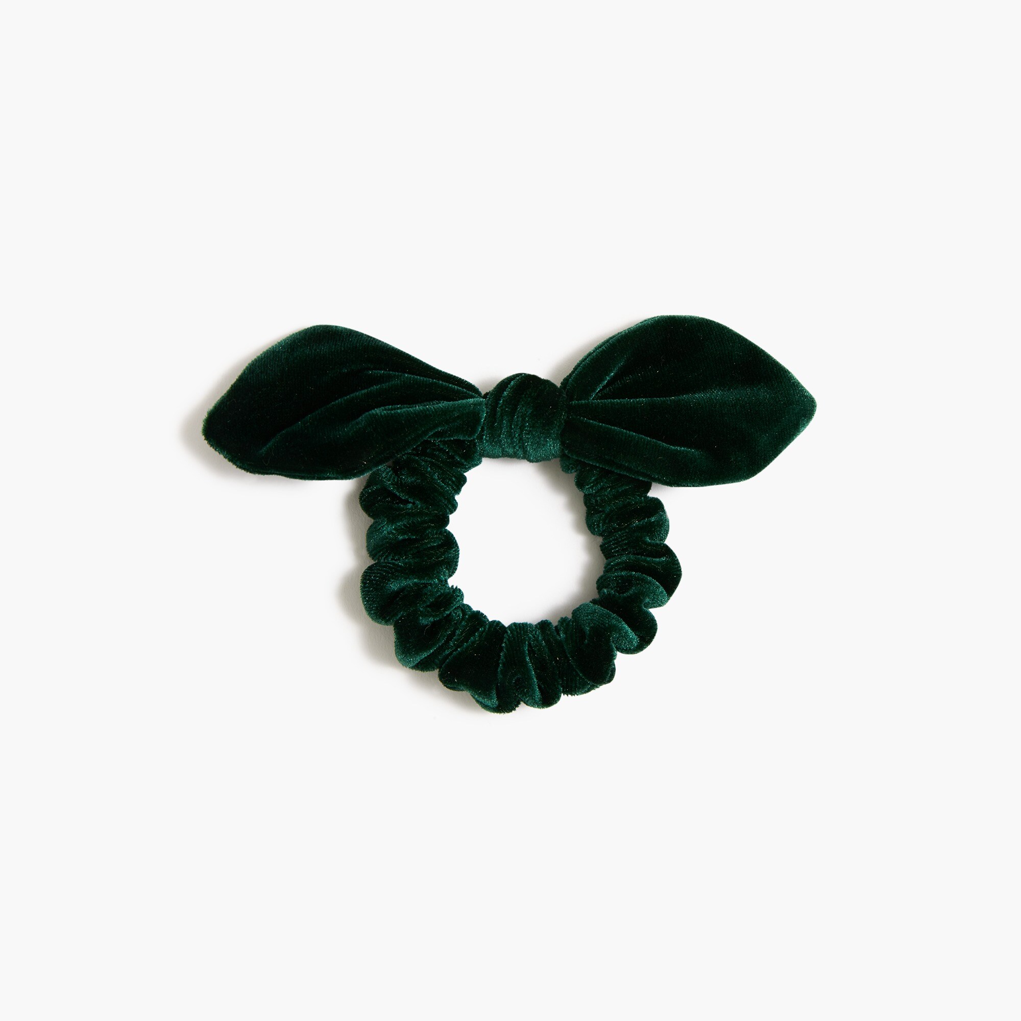 Velvet scrunchie with bow