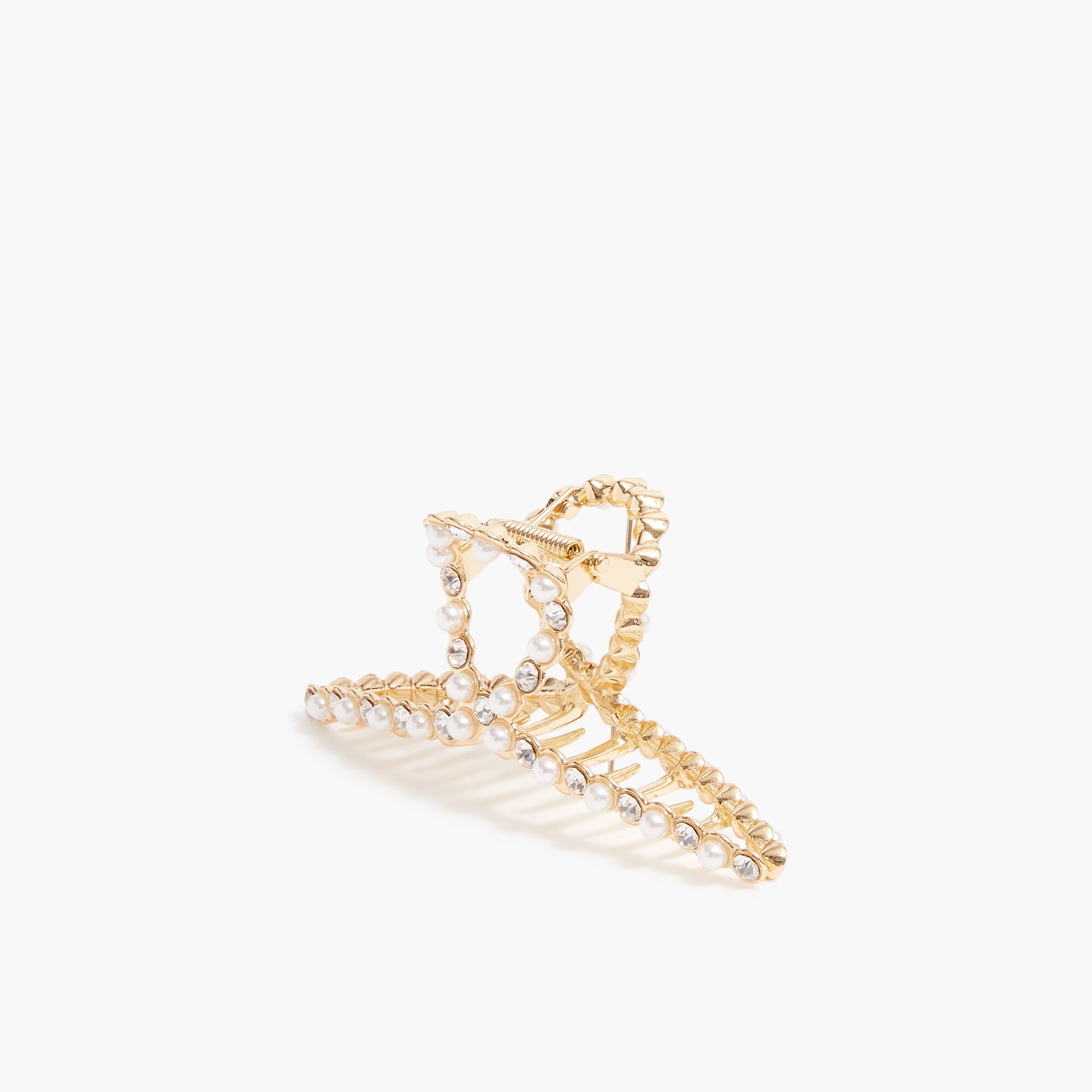 Rhinestone claw hair clip