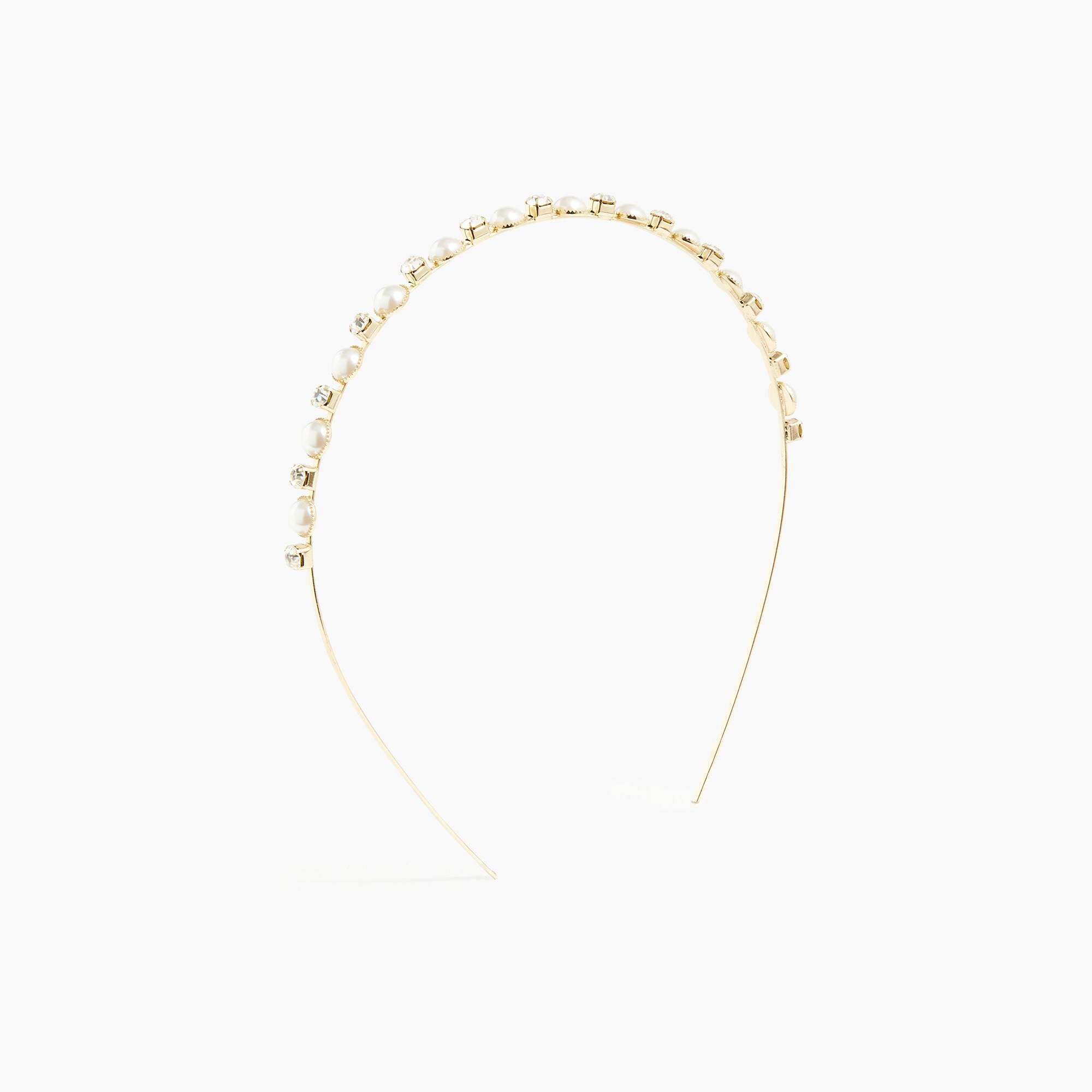 Pearl and gold headband