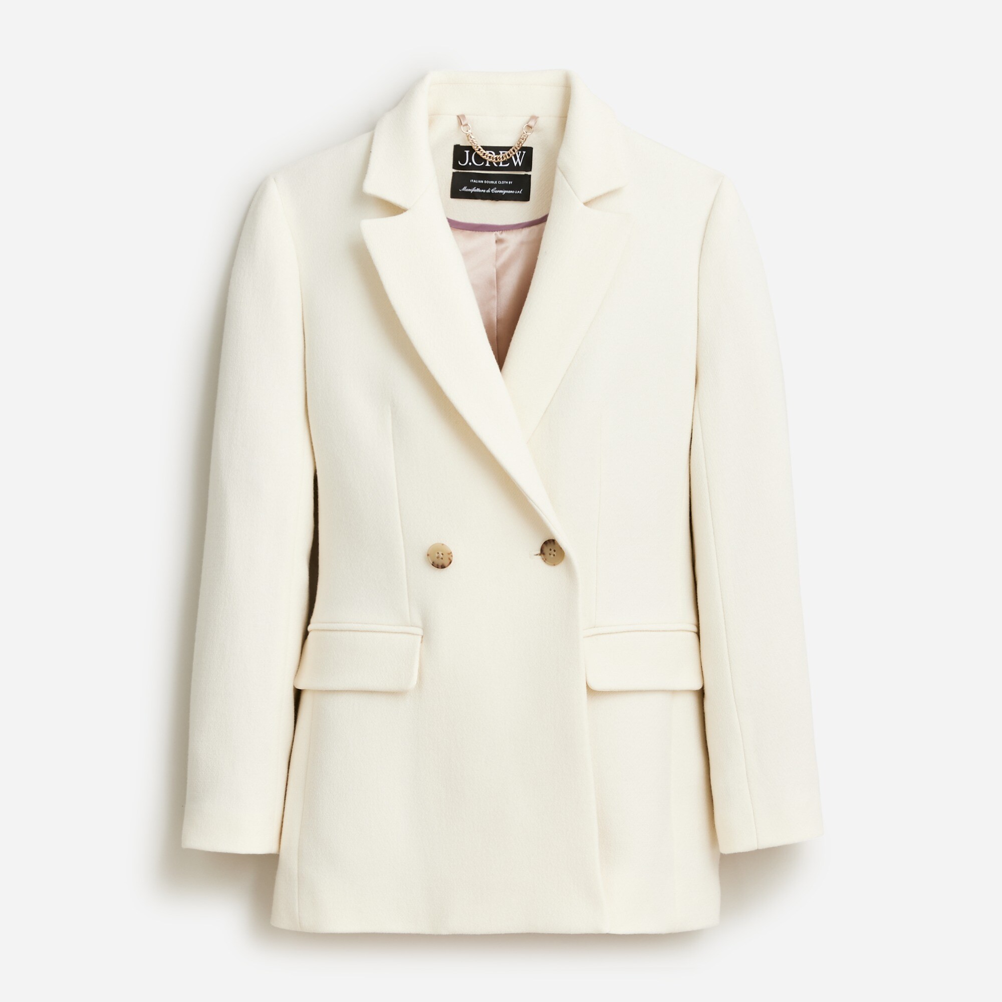Evening blazer-jacket in Italian double-cloth wool blend