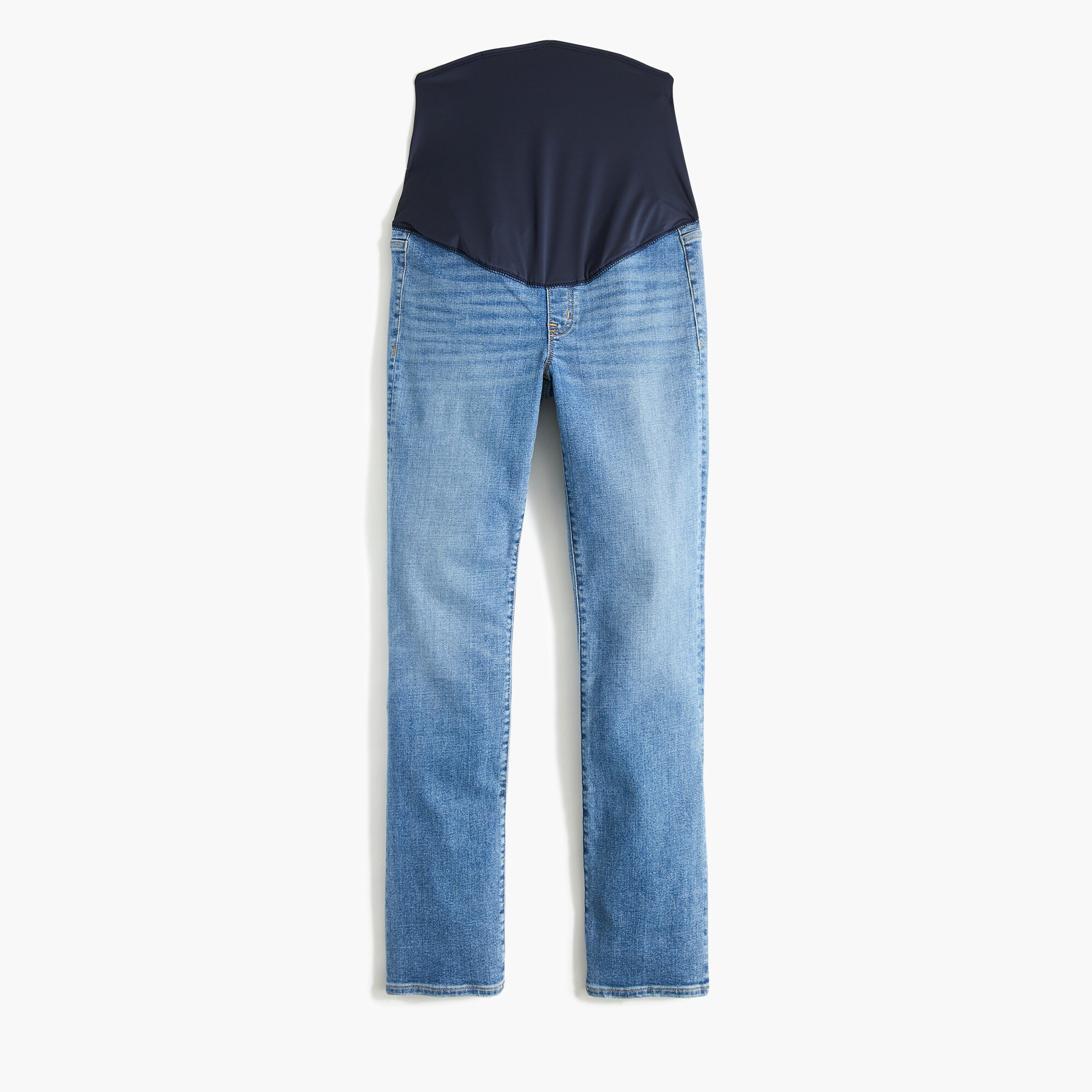 Maternity straight jean in signature stretch