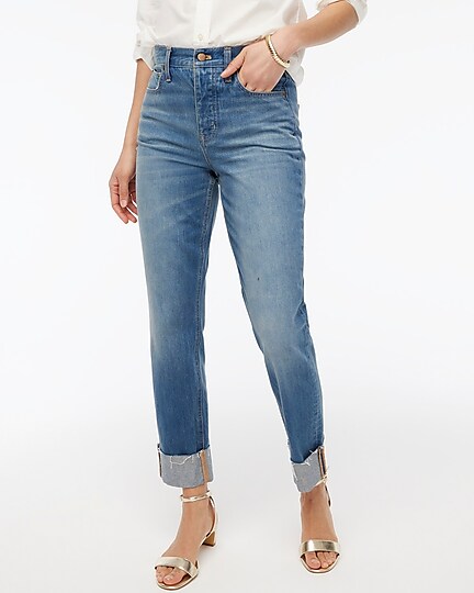 factory: premium edition high-rise straight jean for women
