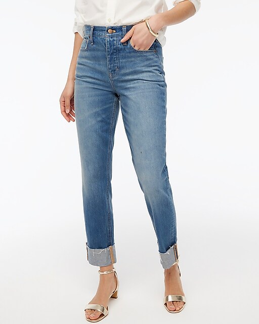 womens Premium Edition high-rise straight jean