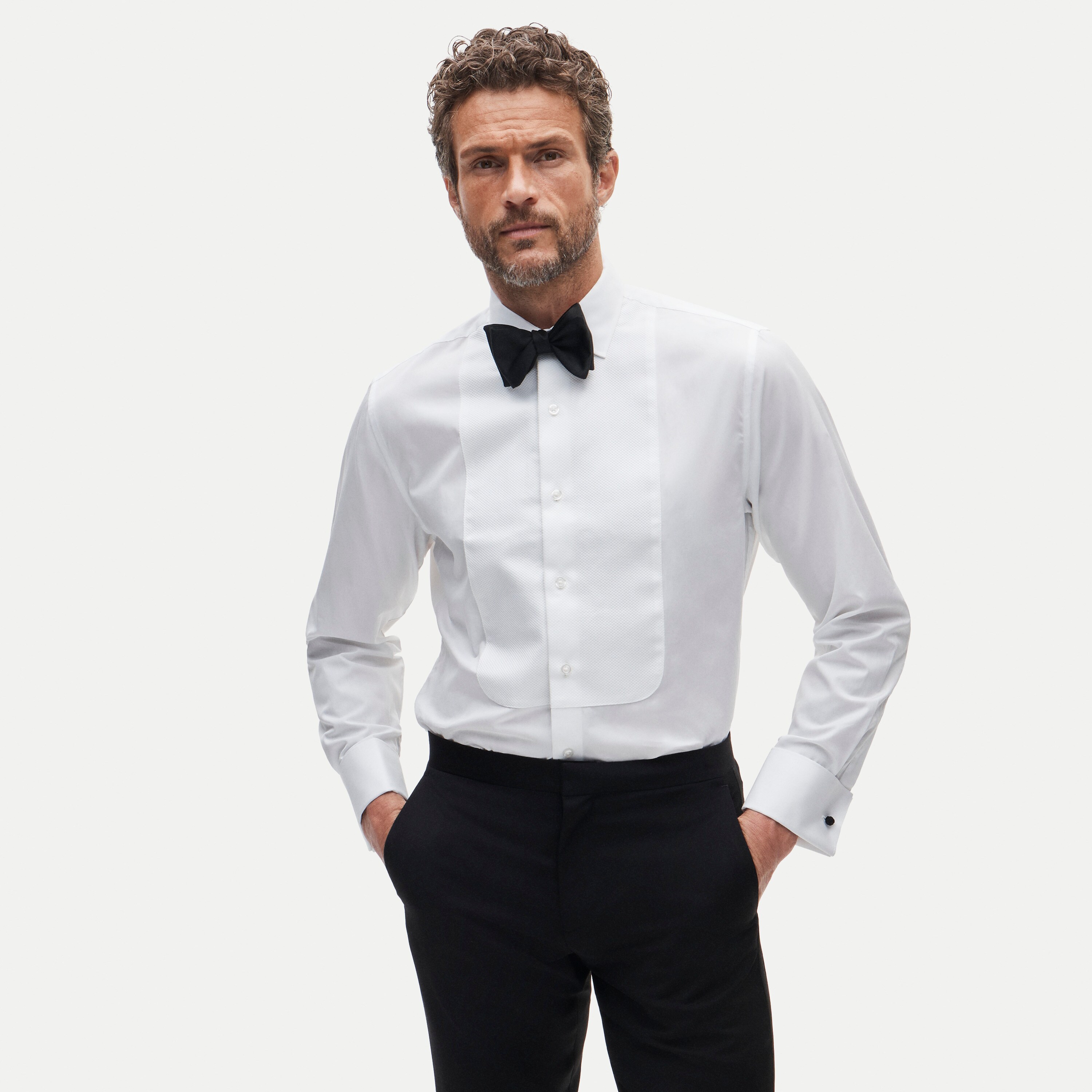 Ludlow Premium fine cotton tuxedo shirt