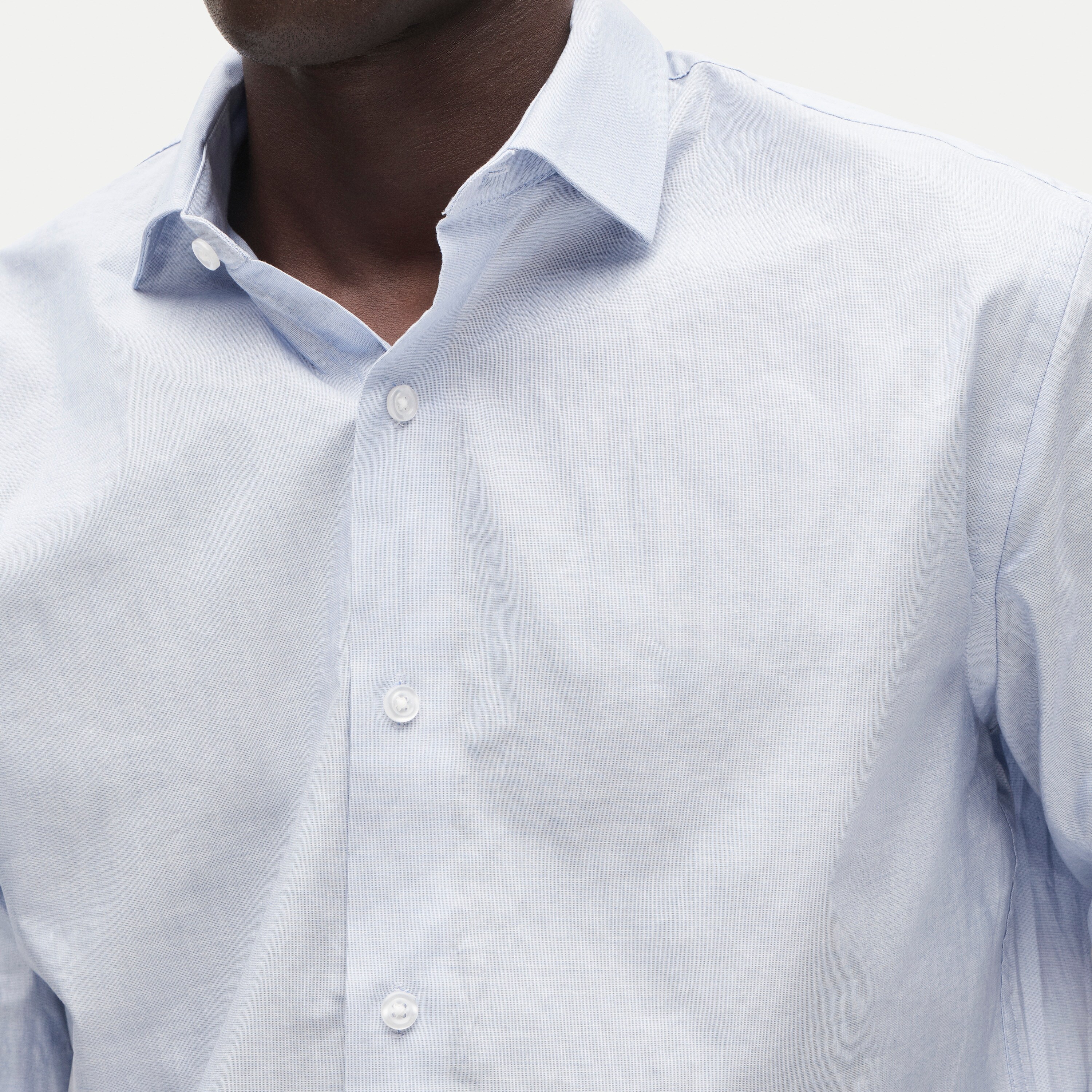 jcrew mens dress shirts Men's Wrinkle-Free Dress Shirt (White Pale Seascape, Size XX-Large) J.Crew Factory