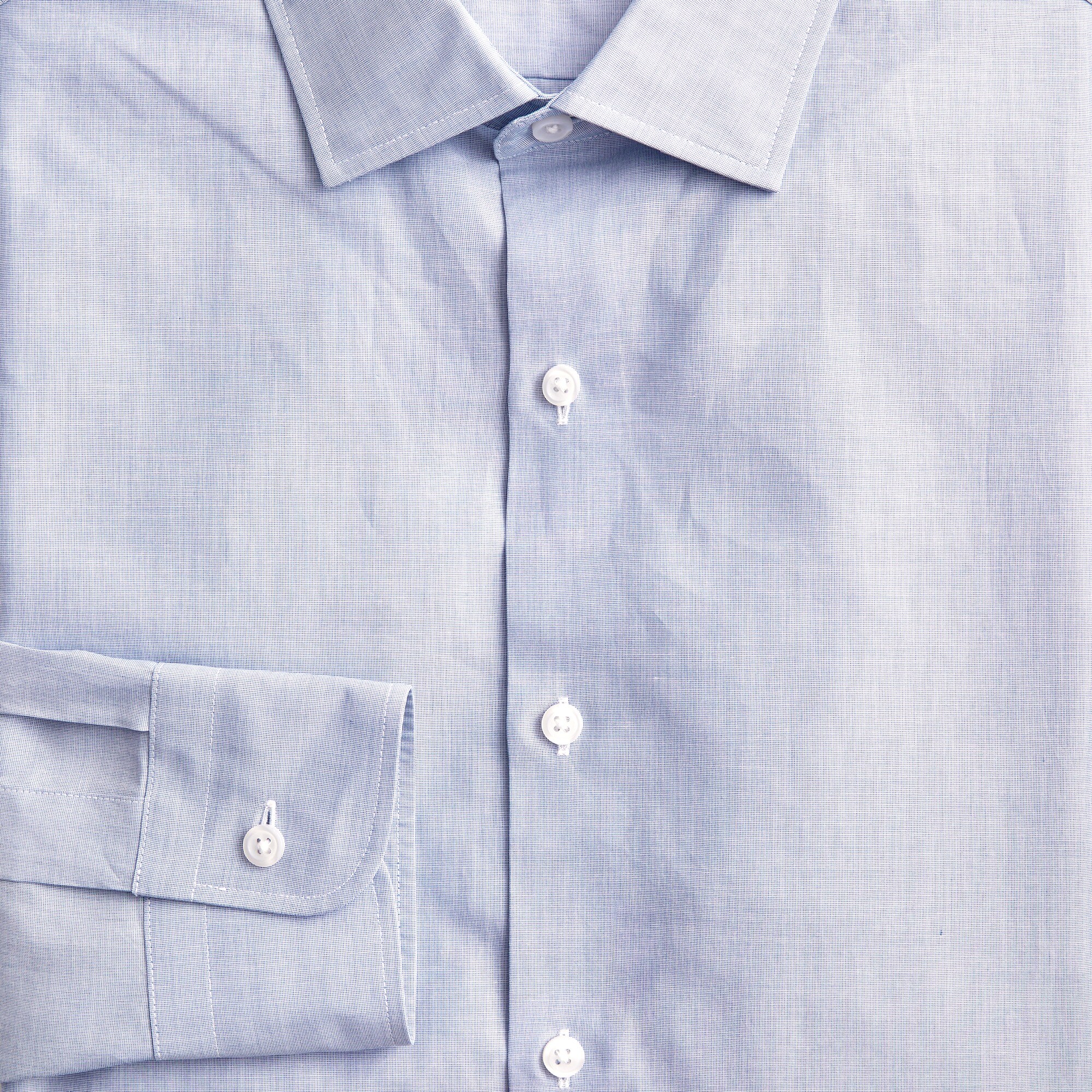 Ludlow Premium fine cotton dress shirt with spread collar