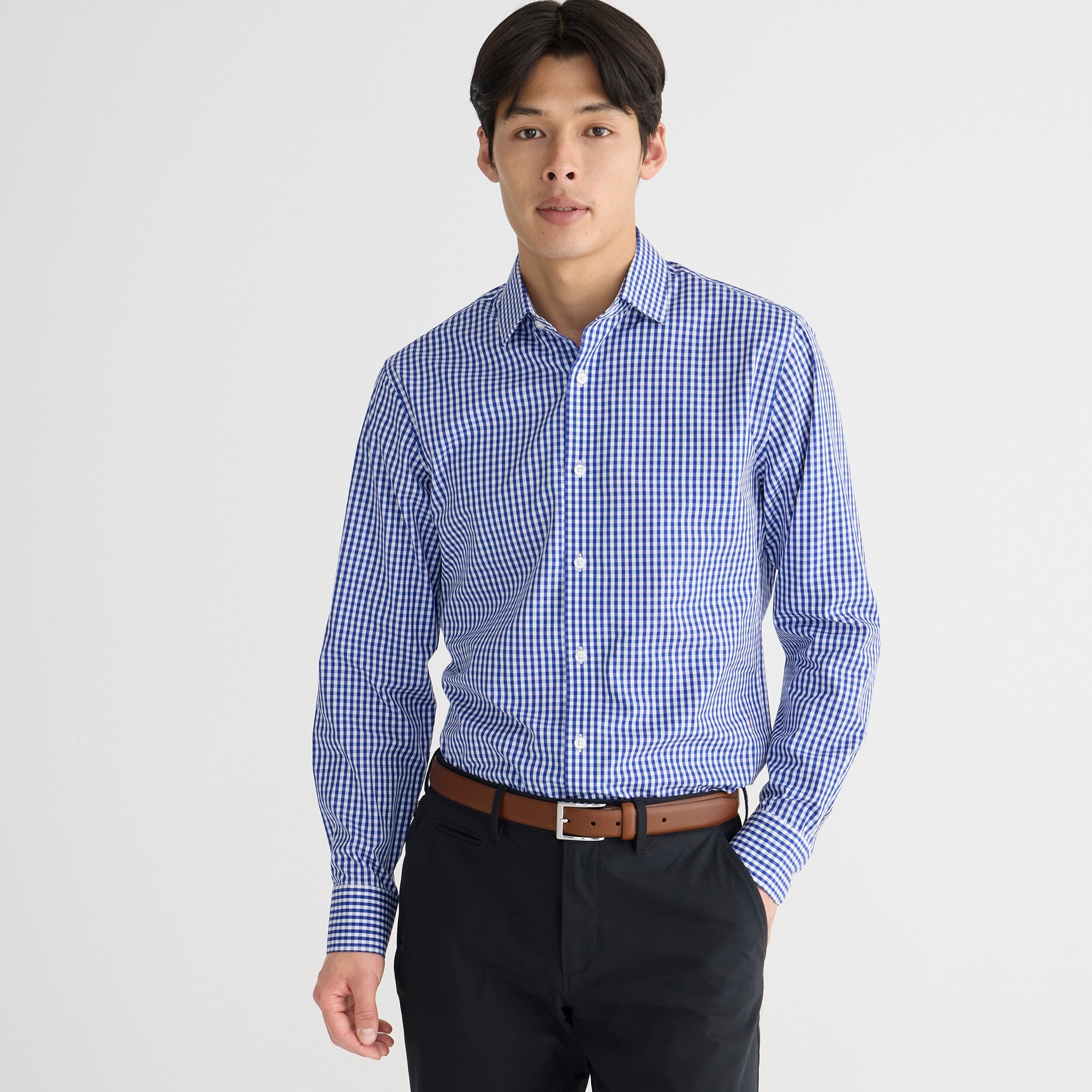 mens Ludlow Premium fine cotton dress shirt