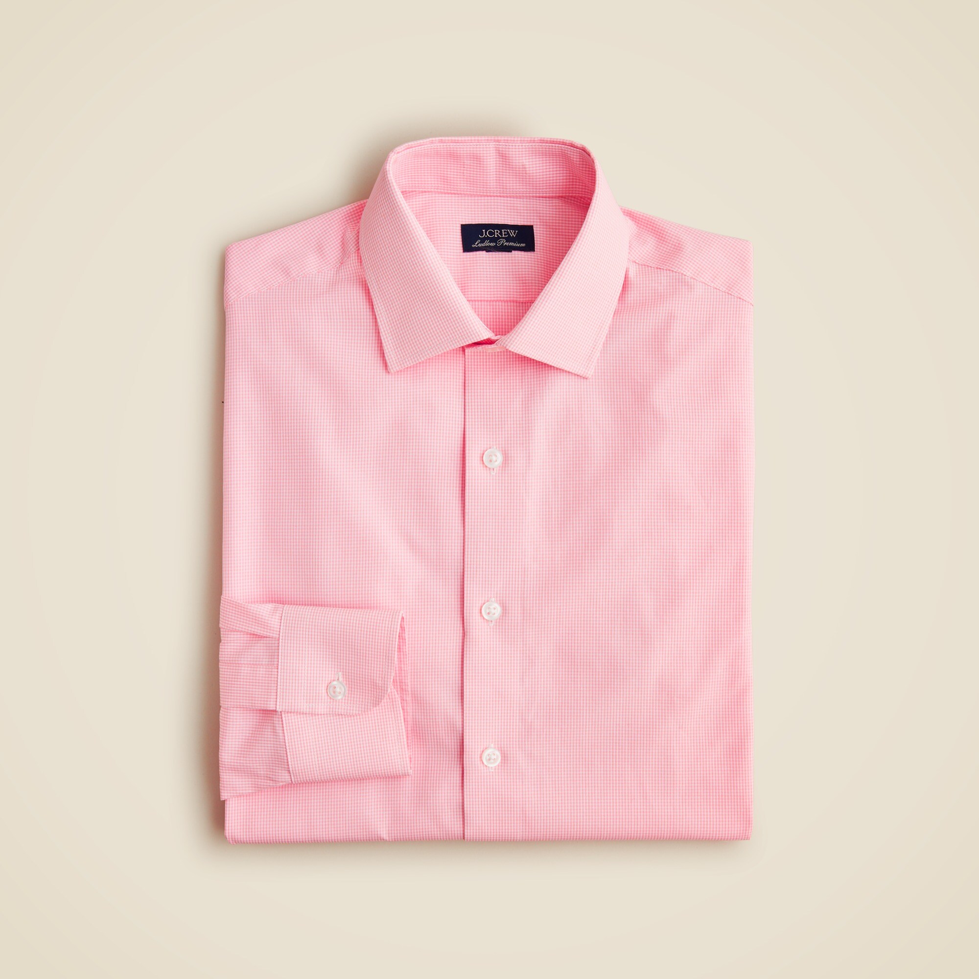 mens Ludlow Premium fine cotton dress shirt