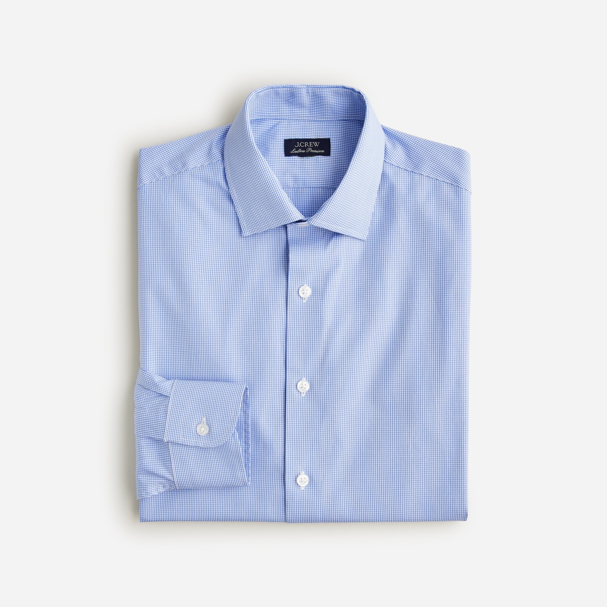 mens Ludlow Premium fine cotton dress shirt