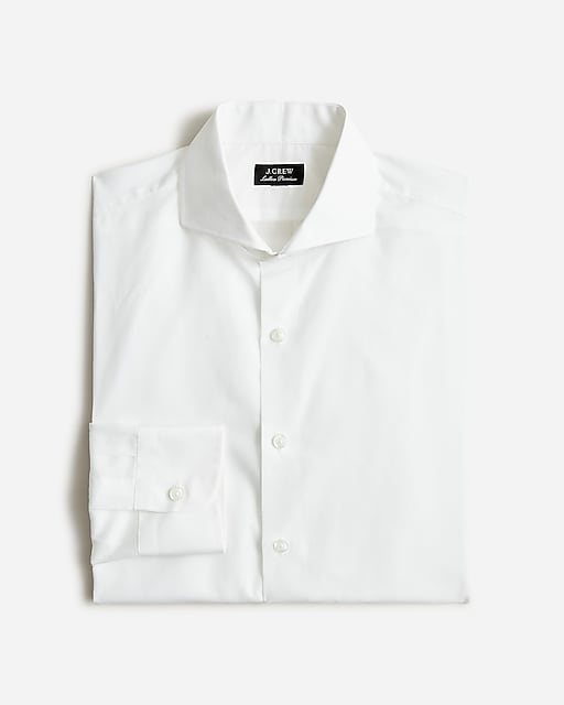  Ludlow Premium fine cotton dress shirt with cutaway collar