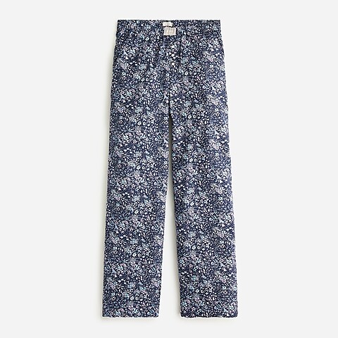  Cotton poplin pajama pant in Coventry floral
