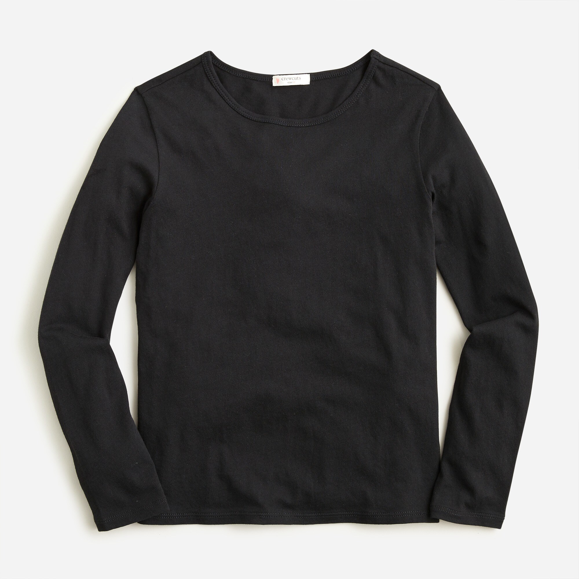  Girls' tissue crewneck shirt