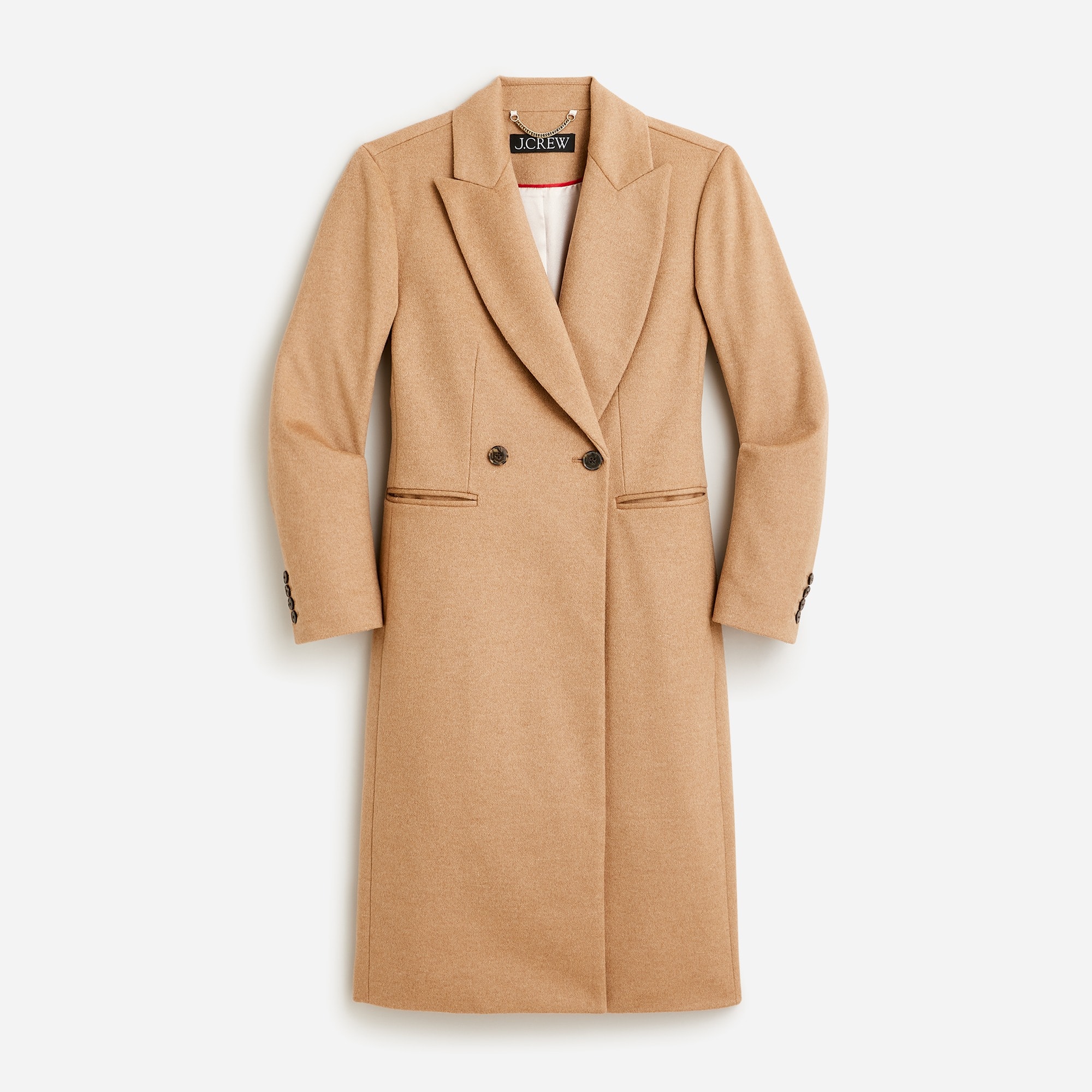 J crew topcoat sales with ruffle pockets