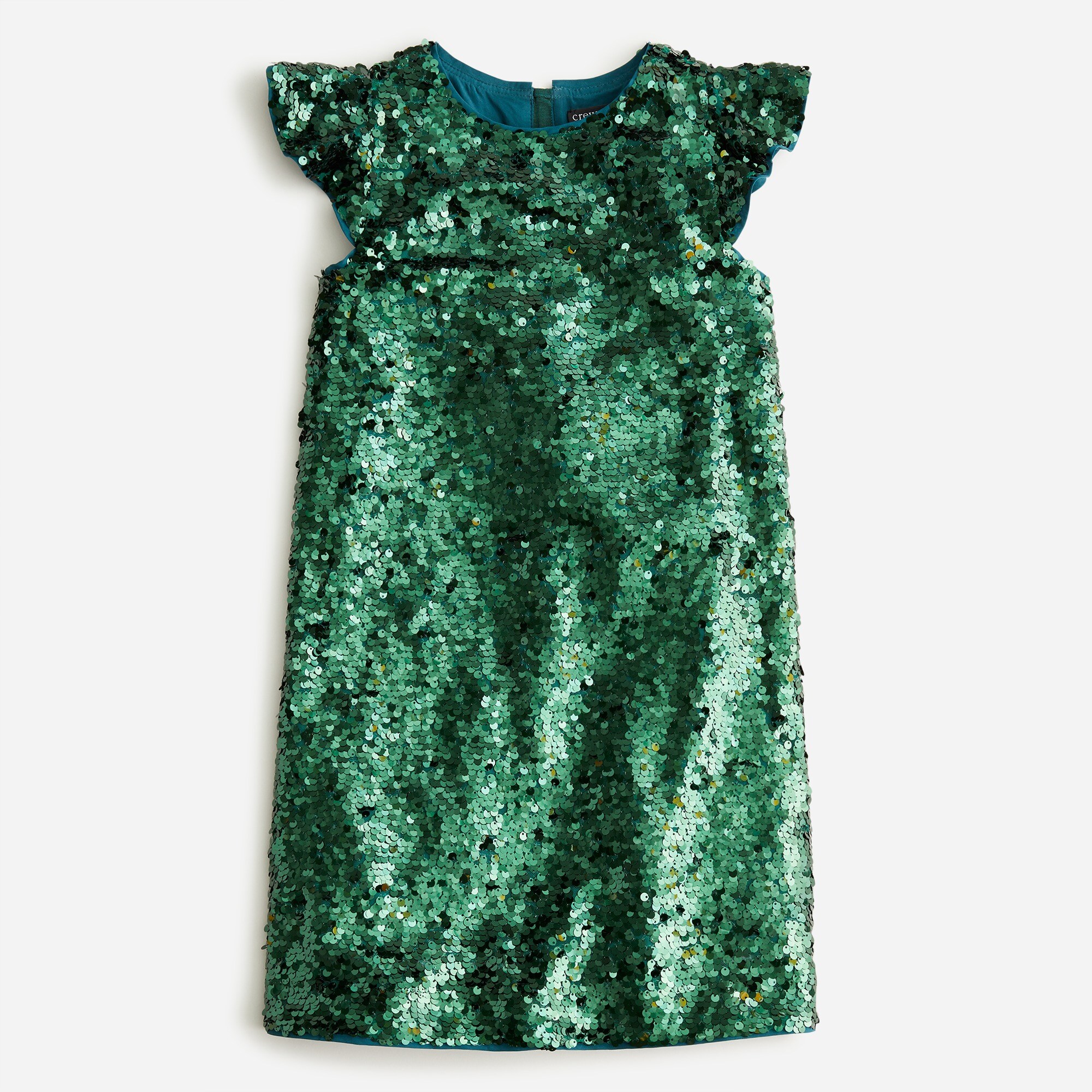 Girls' Sequin Flutter-sleeve Dress For Girls | J.Crew