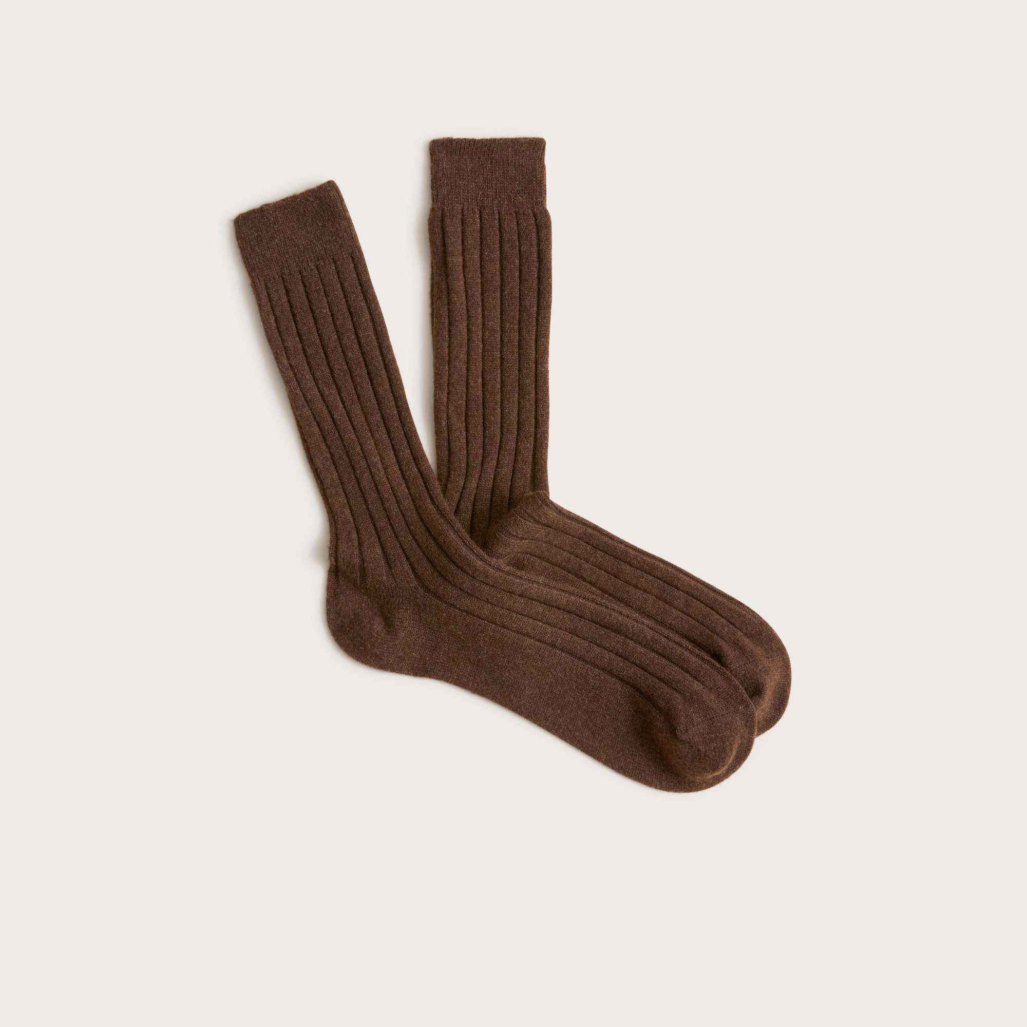 mens Ribbed cashmere-blend socks