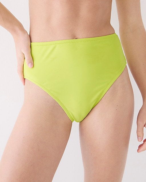 womens High-rise bikini bottom