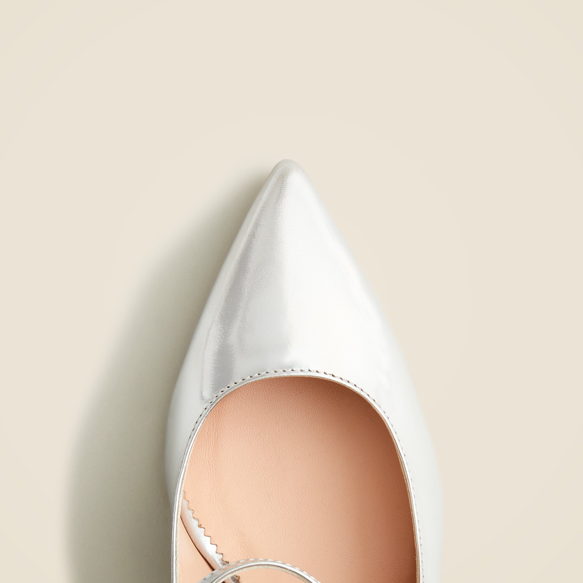 Colette mule heels in Italian specchio leather
