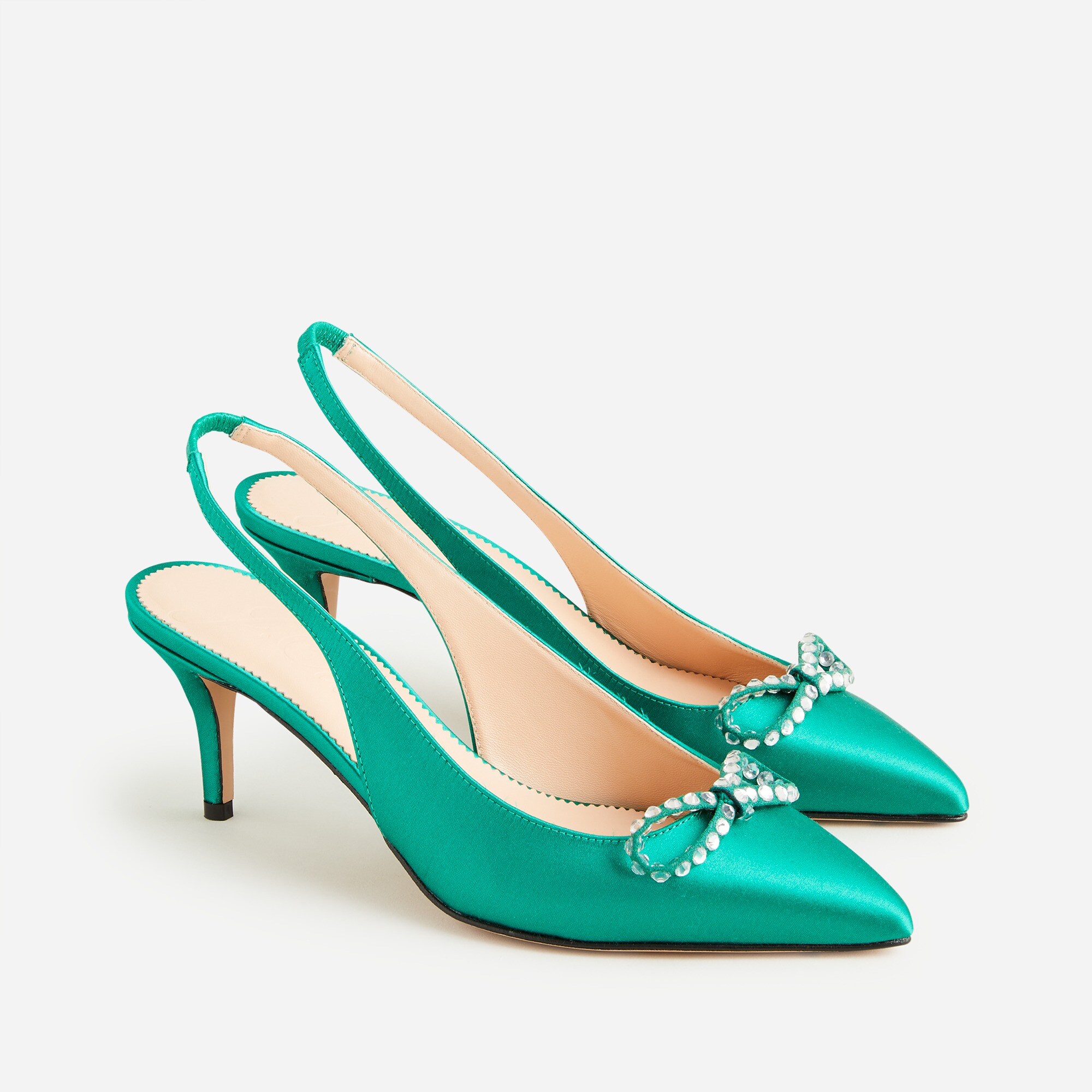 Colette slingback pumps with bow