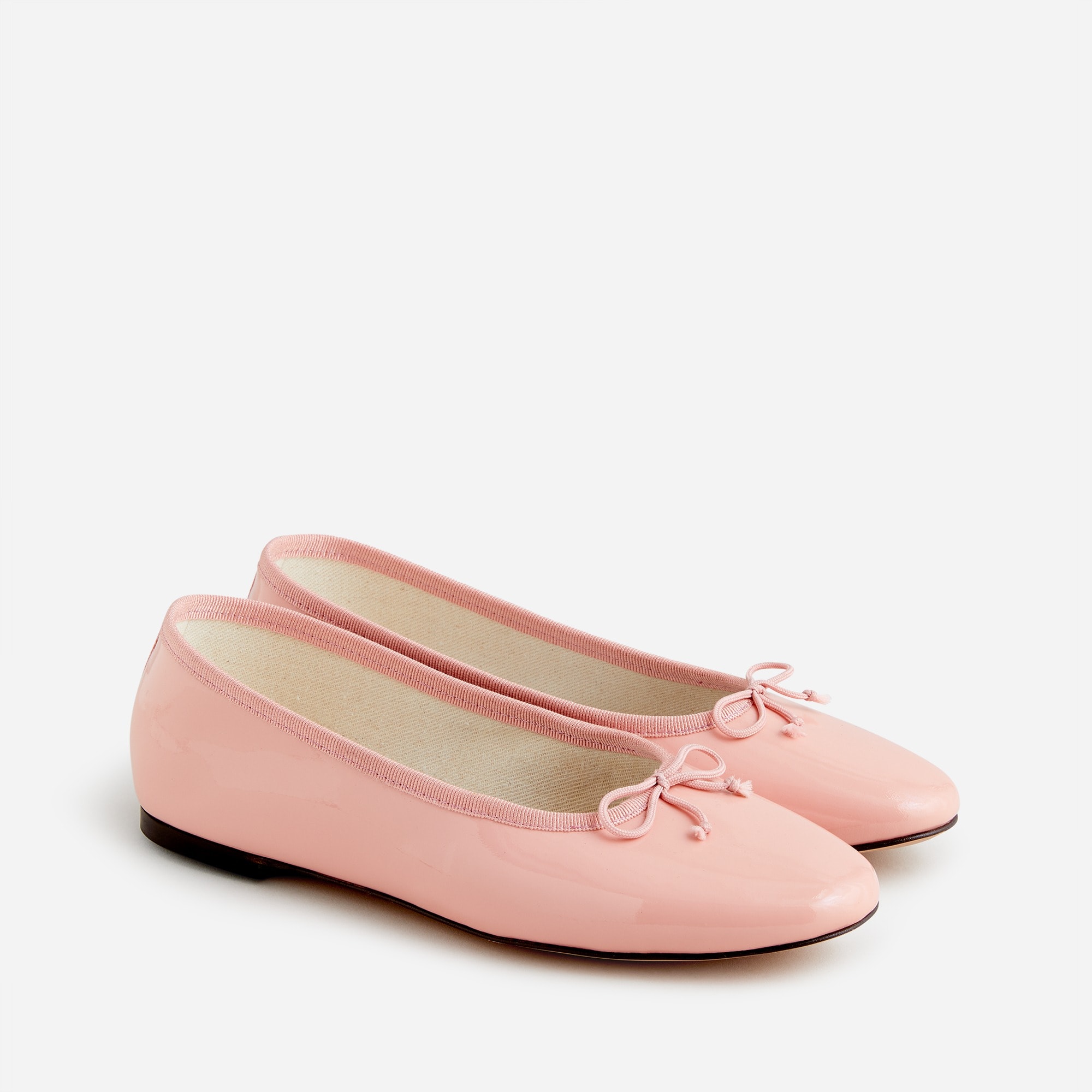 J crew patent leather flats top