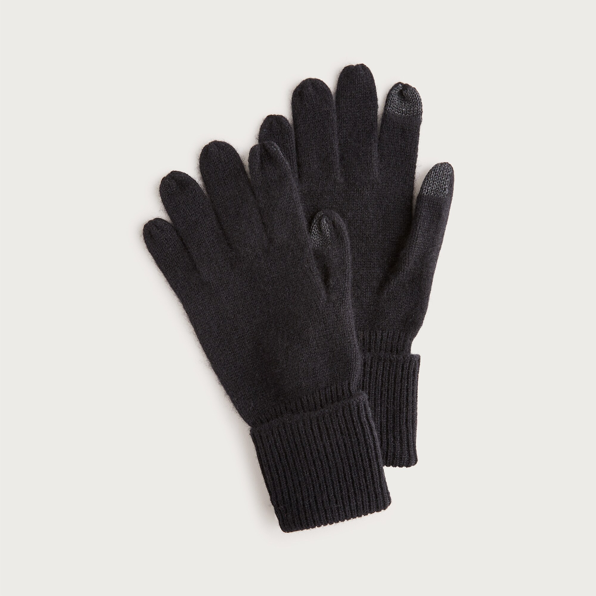 womens Cashmere tech-touch gloves