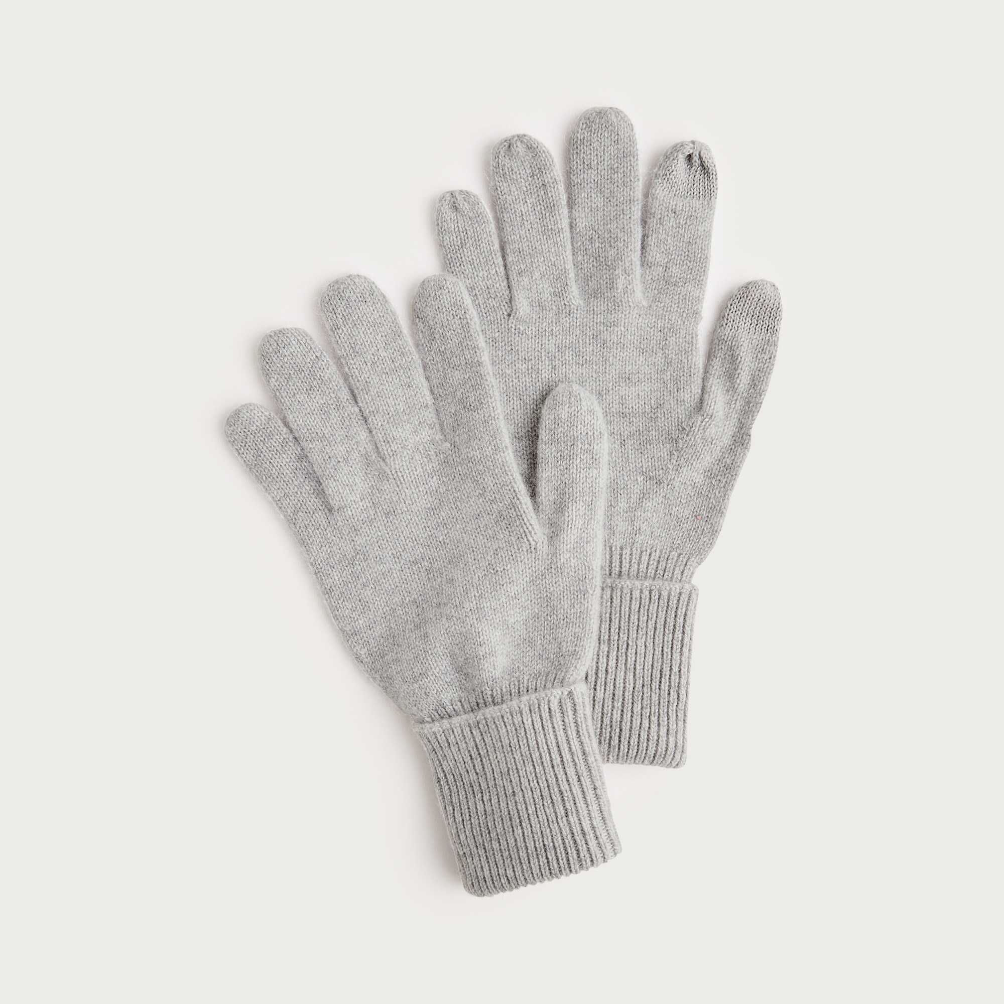 womens Cashmere tech-touch gloves