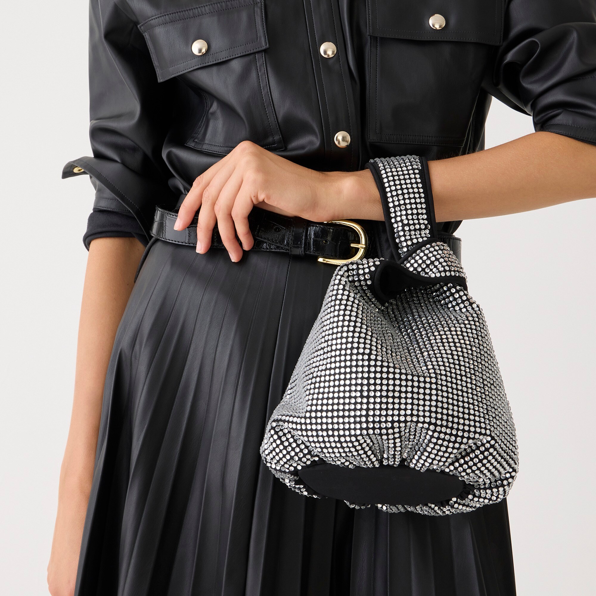 womens Santorini bag with crystals