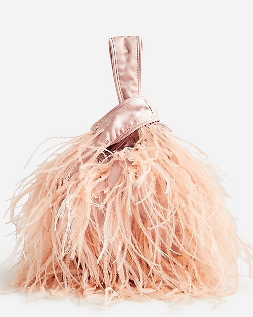 womens Collection Santorini bag with feathers