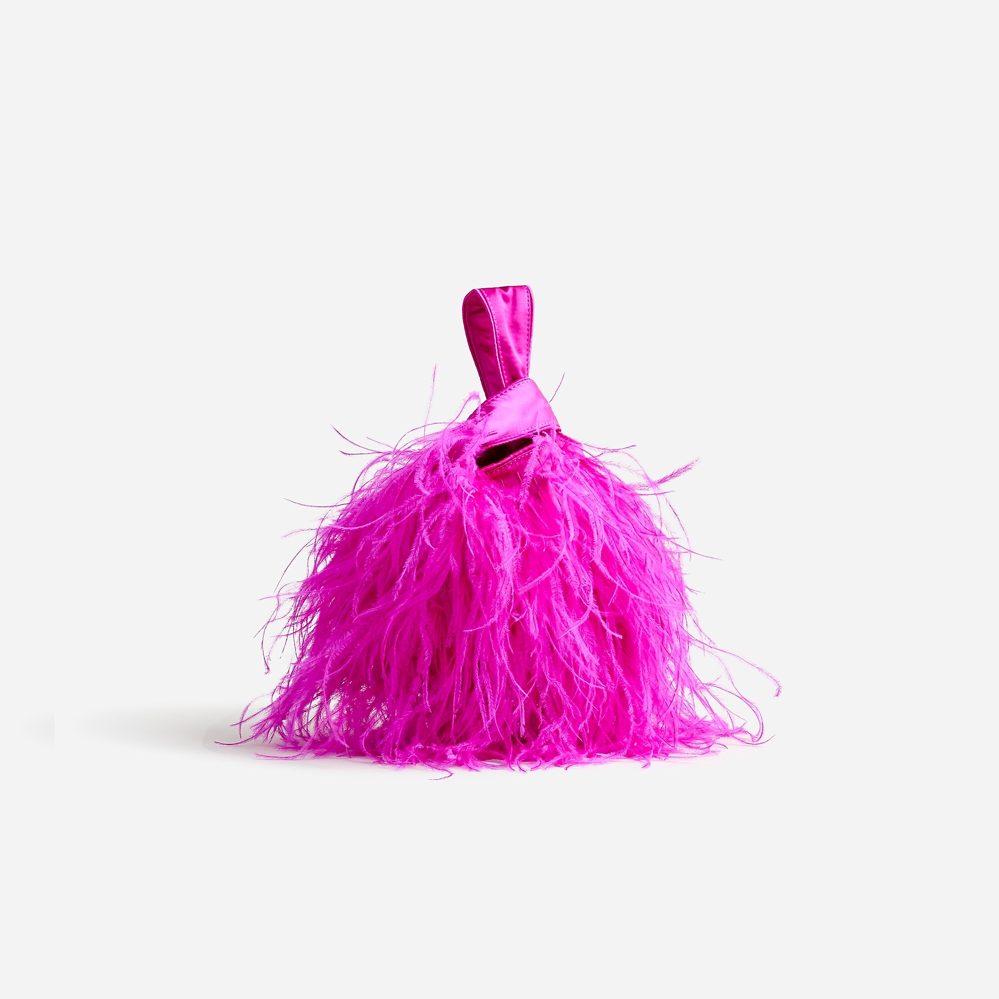 Collection Santorini bag with feathers