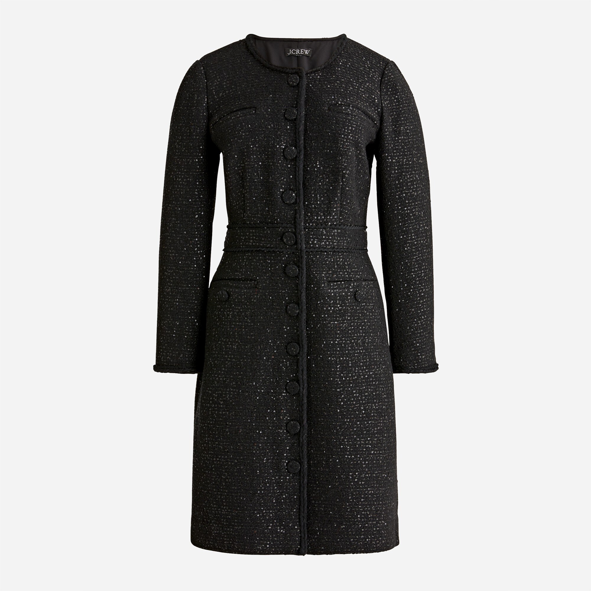 Lady jacket dress in sequin tweed