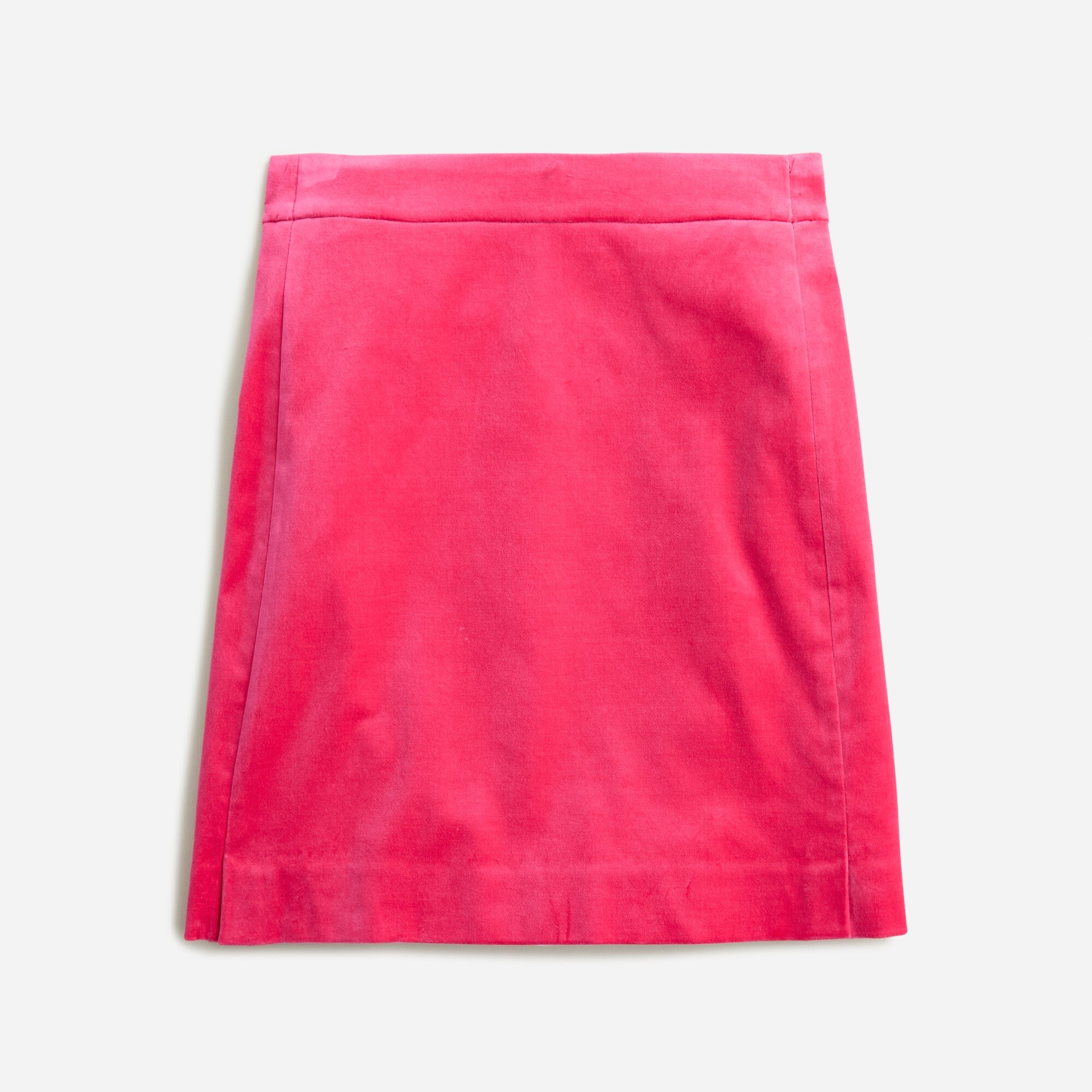 Mini skirt in stretch velvet