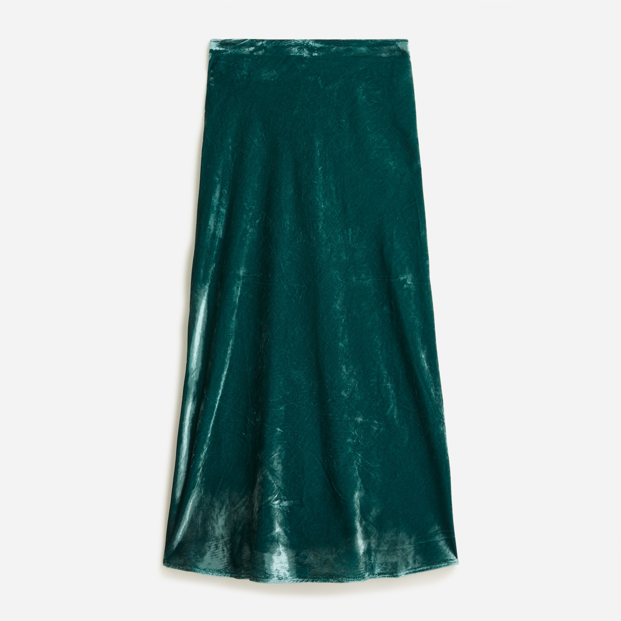 J.Crew Slip Skirt In Velvet For Women