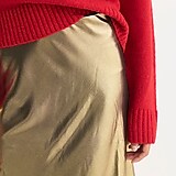 Gwyneth slip skirt in gold lam&eacute;