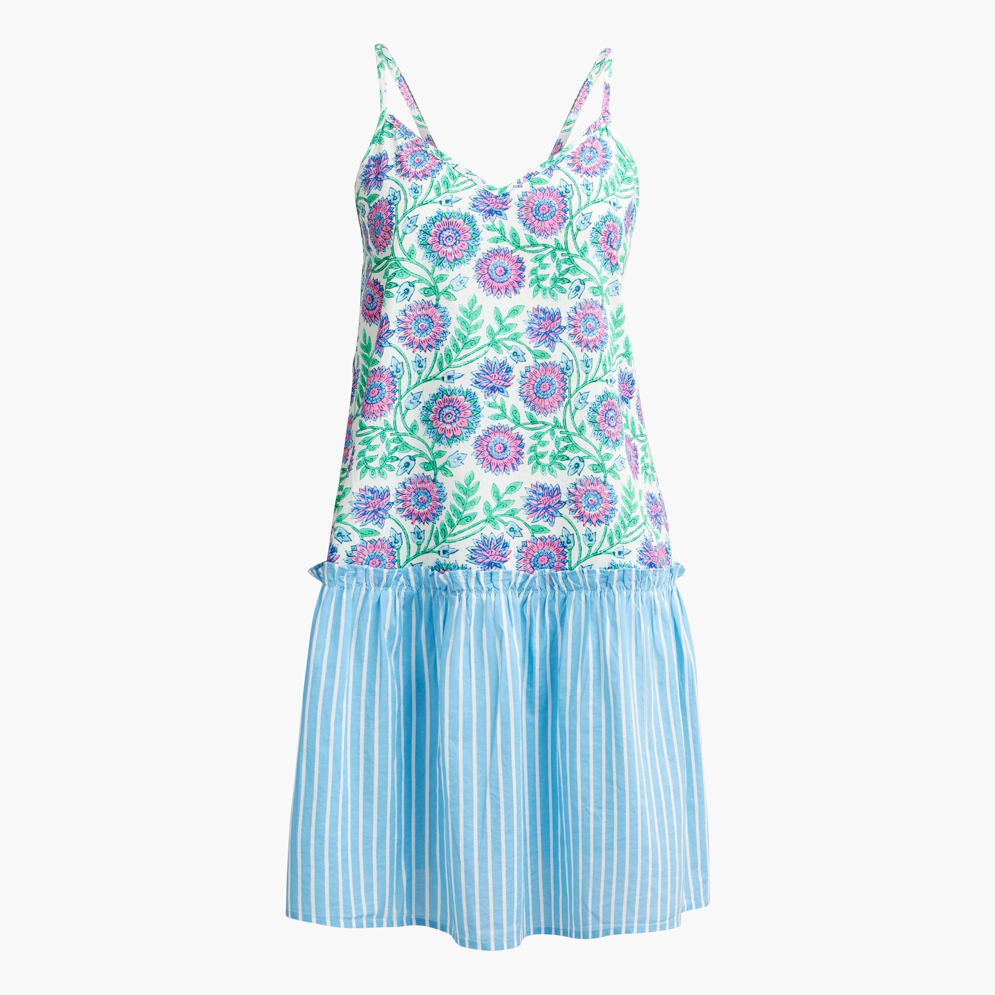 printed cover-up shirt-dress for women