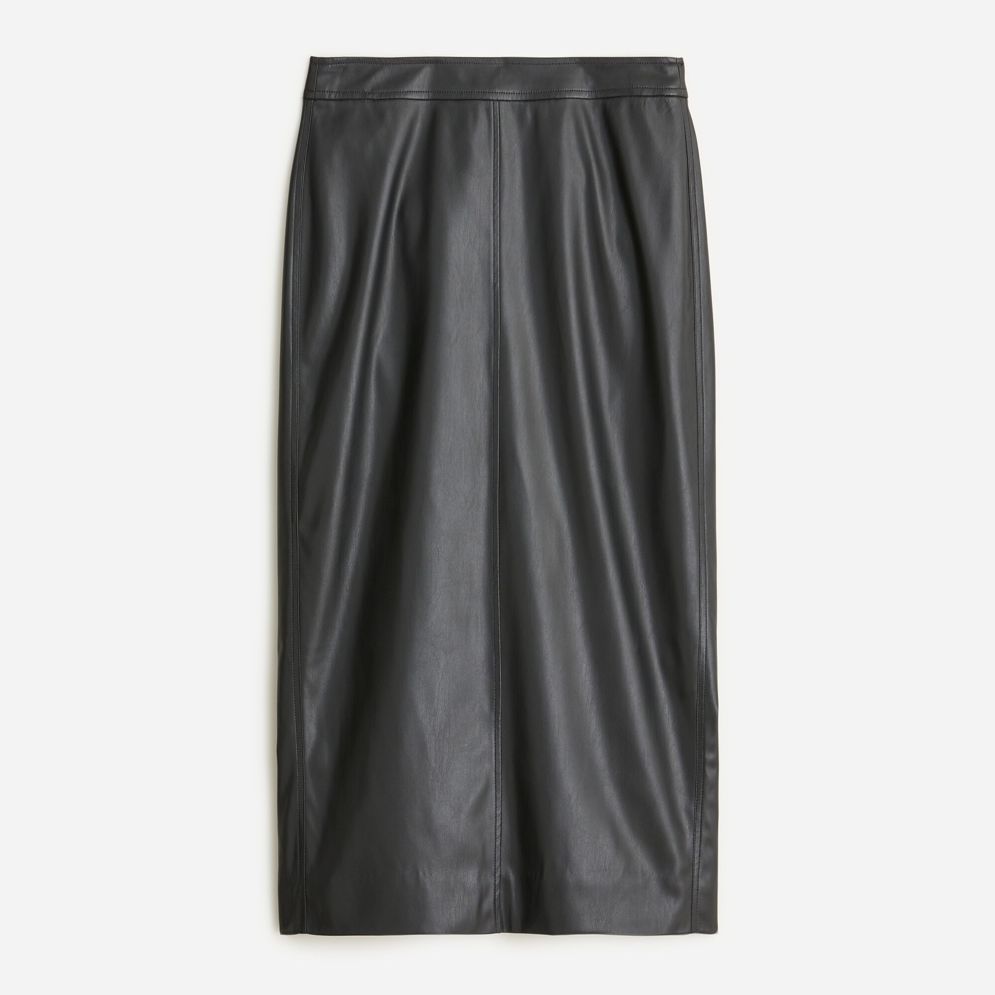  No. 3 Pencil skirt in faux leather