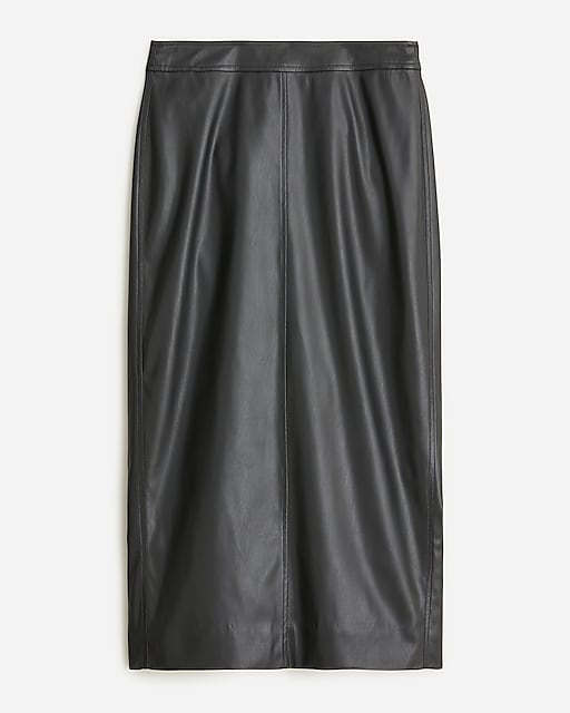  No. 3 Pencil skirt in faux leather