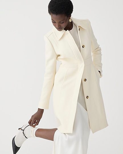 J.Crew: New Lady Day Topcoat In Italian Double-cloth Wool Blend For Women