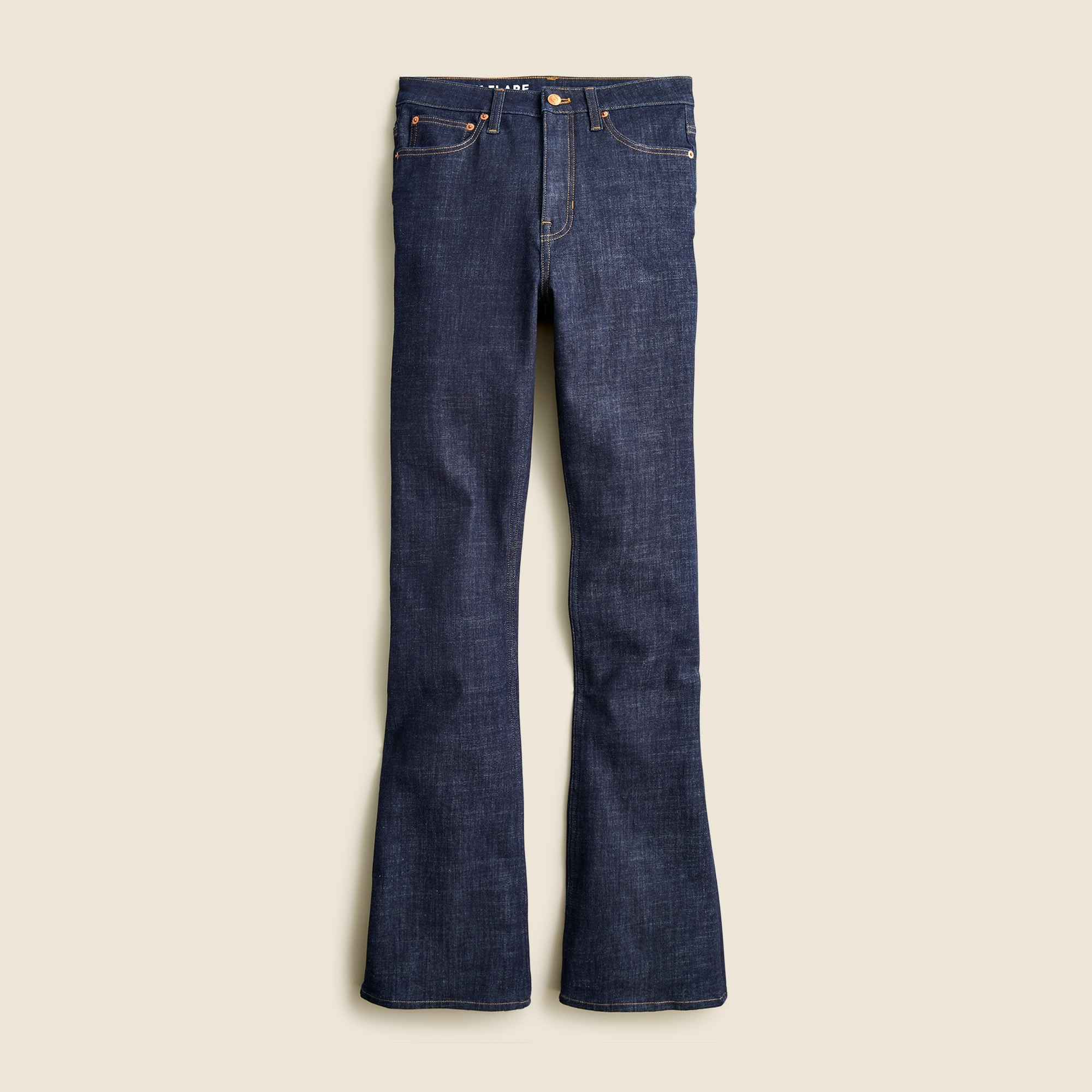 Skinny flare jean in Rinse wash