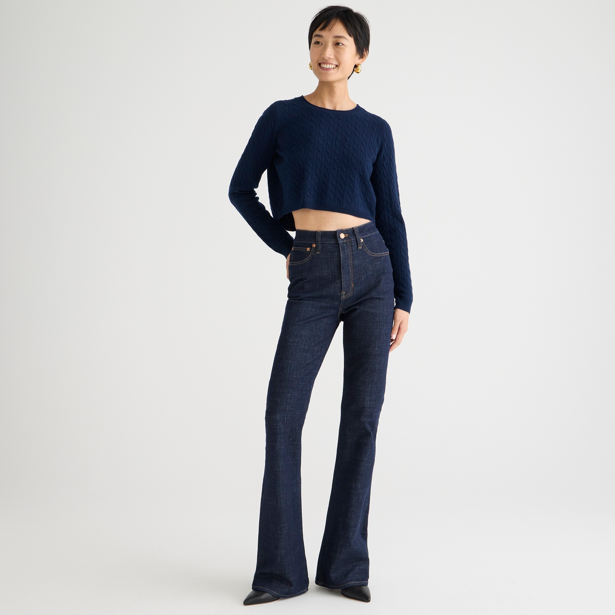  Tall skinny flare jean in Rinse wash