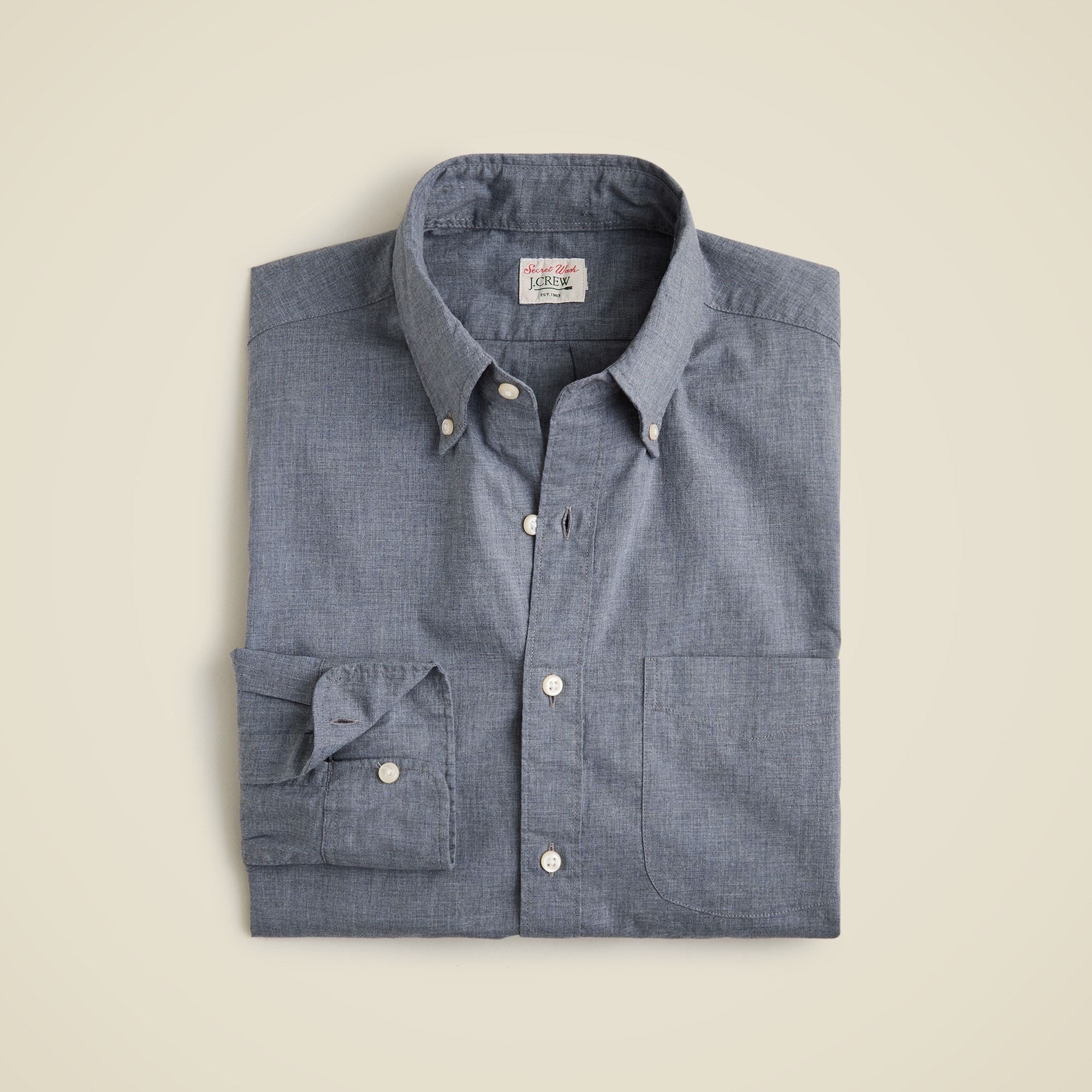  Secret Wash cotton poplin shirt