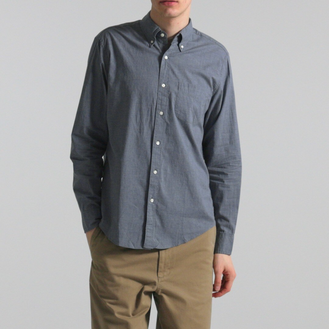 Secret Wash cotton poplin shirt