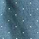 Secret Wash cotton poplin shirt CHRIS IVORY BLUE HTHR 