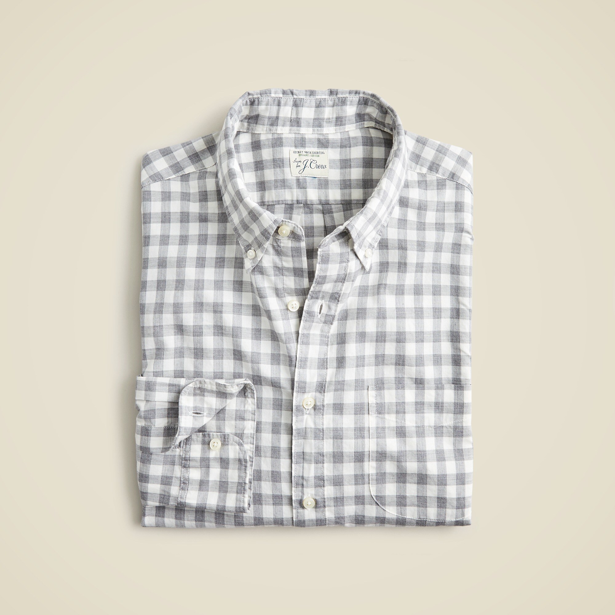 Secret Wash Cotton Poplin Shirt For Men | J.Crew