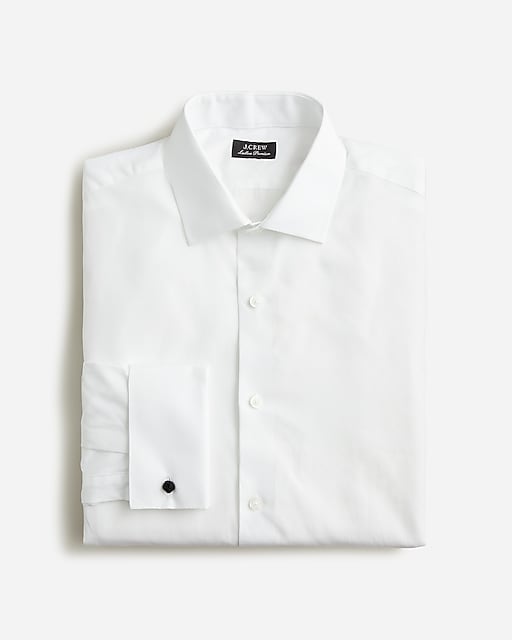 mens Ludlow Premium fine cotton dress shirt with french cuffs