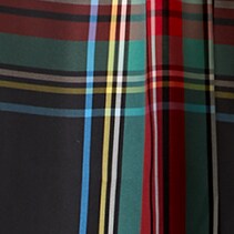 V-neck taffeta mini dress in Stewart tartan BLACK j.crew: v-neck taffeta mini dress in stewart tartan for women