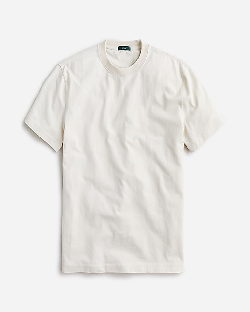 mens Relaxed premium-weight cotton no-pocket T-shirt