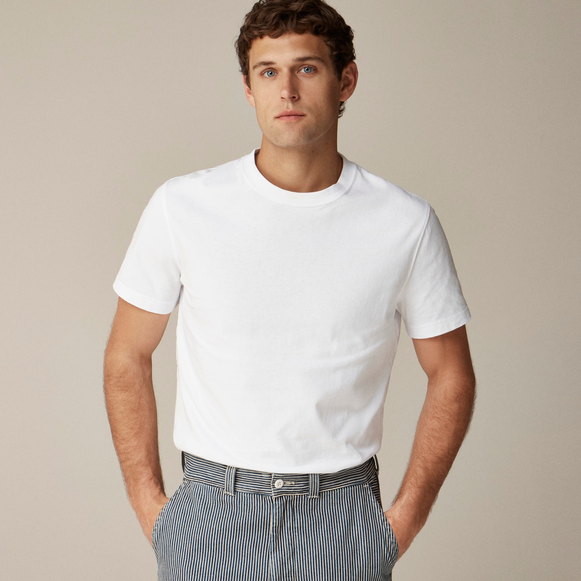 Relaxed premium-weight cotton T-shirt