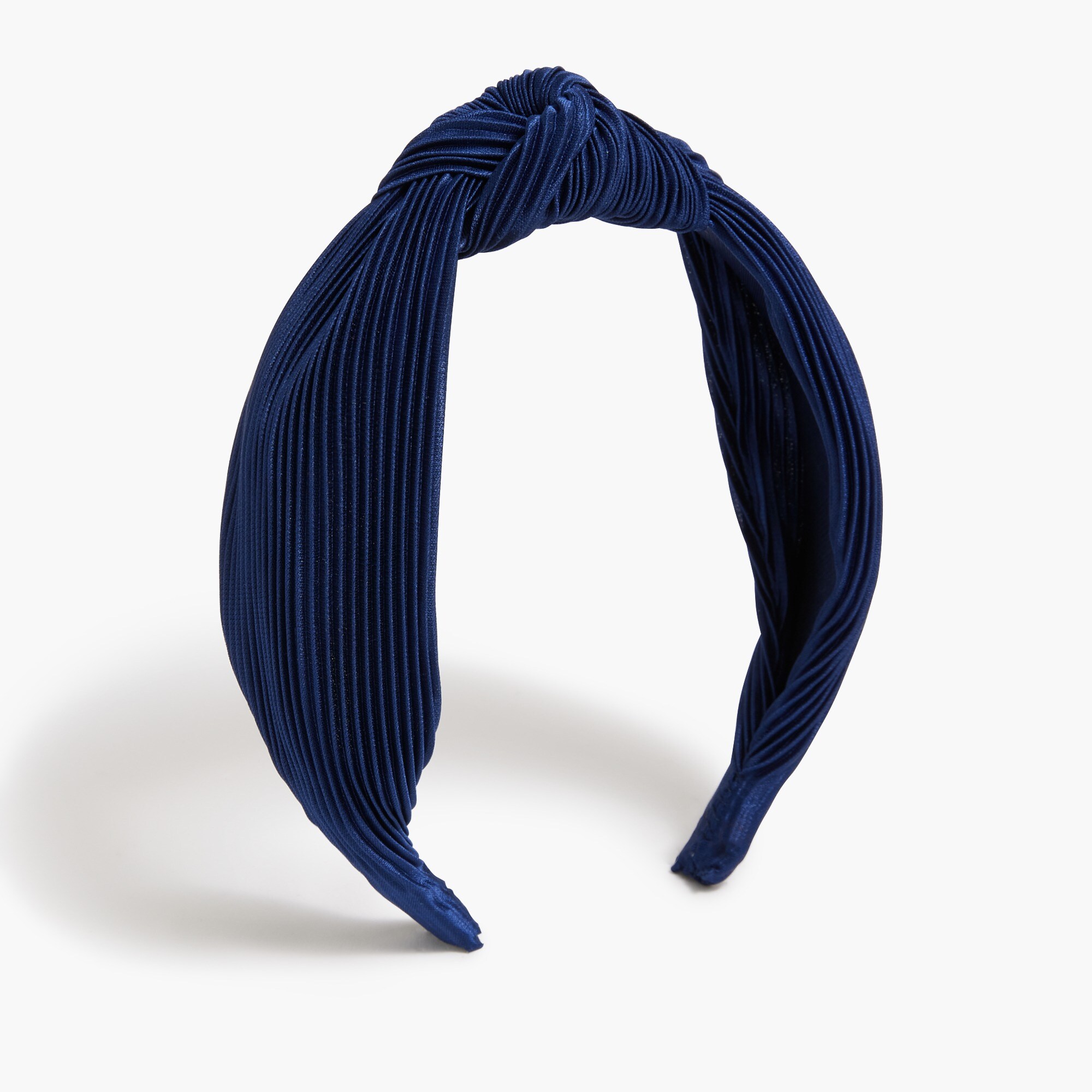 Pleated knot headband