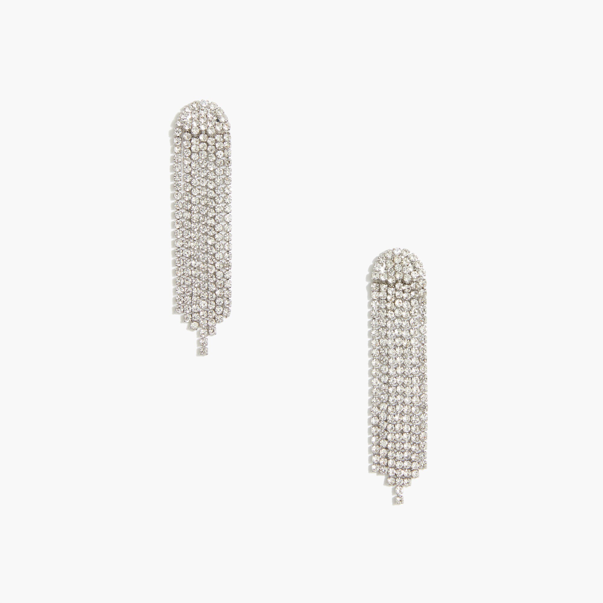 Crystal waterfall drop earrings